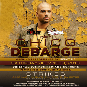 Chico Debarge @ Strike's